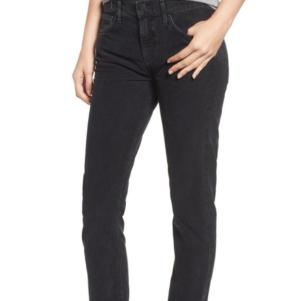 Citizens of Humanity Agnes Mid Rise Skinny Jeans Black Size 25